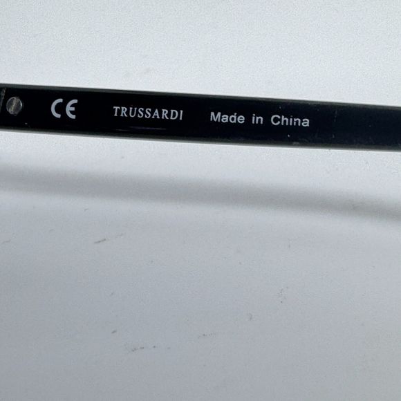 Trussardi Eyeglasses Frames Only VTR164K Col.0531 56-17-140 Metal Black H16233 - Picture 6 of 7